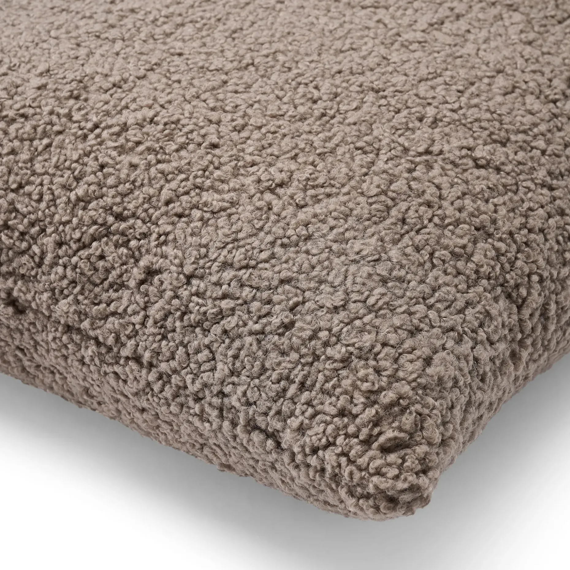 Ella Large Pillow - Short Shearling Taupe