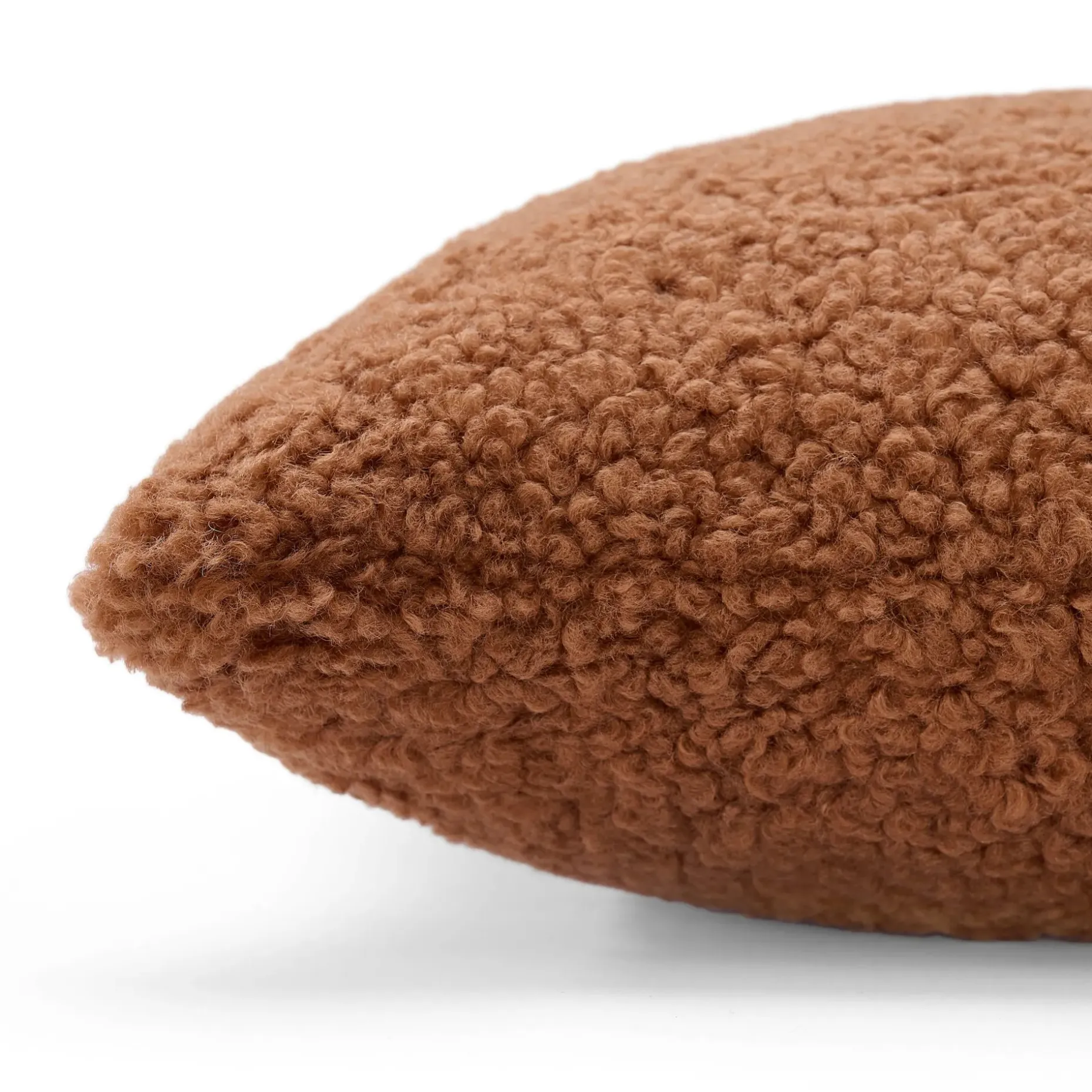 Ella Small Pillow - Short Shearling Rust