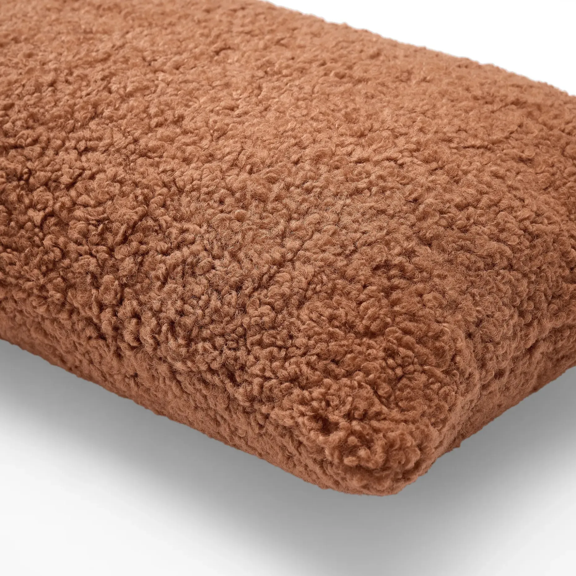 Ella Small Pillow - Short Shearling Rust