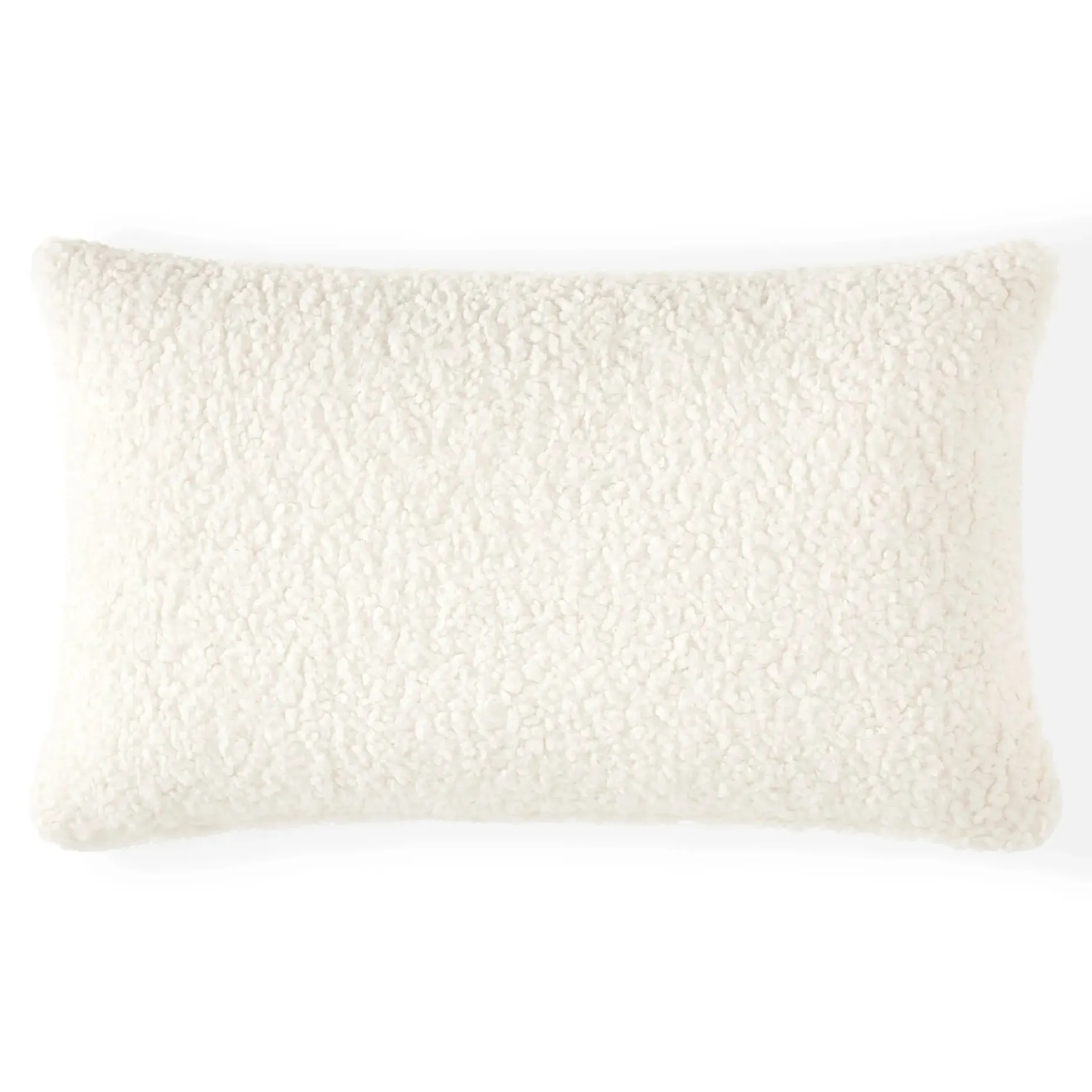 Ella Small Pillow - Short Shearling White