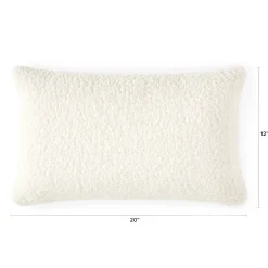 Ella Small Pillow - Short Shearling White