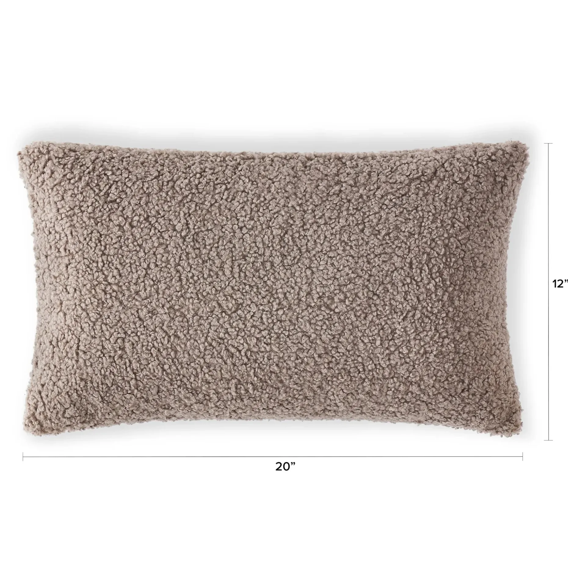 Ella Small Pillow - Short Shearling Taupe