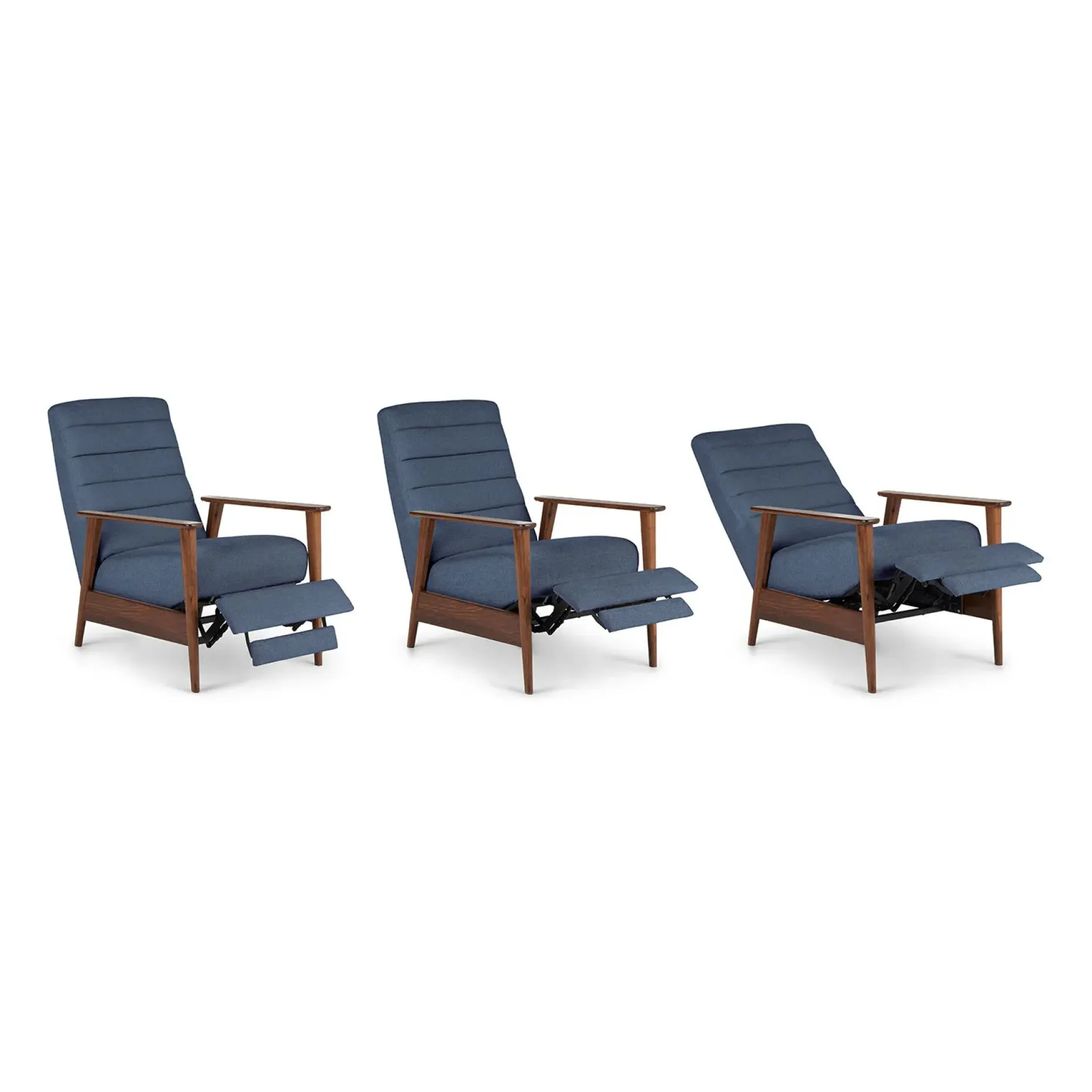 Ellow 28.5" Reclining Lounge Chair - Lennox Blue