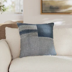 Elmer Large Pillow - Blue Multi