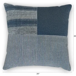 Elmer Large Pillow - Blue Multi