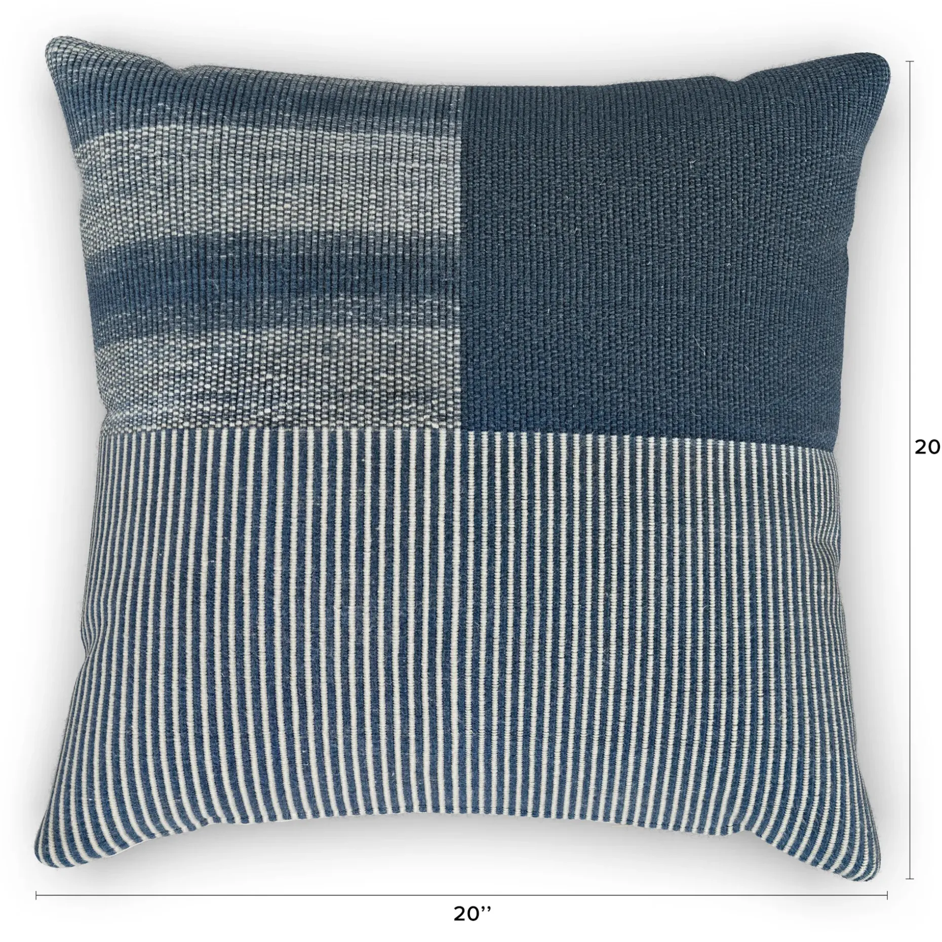 Elmer Large Pillow - Blue Multi