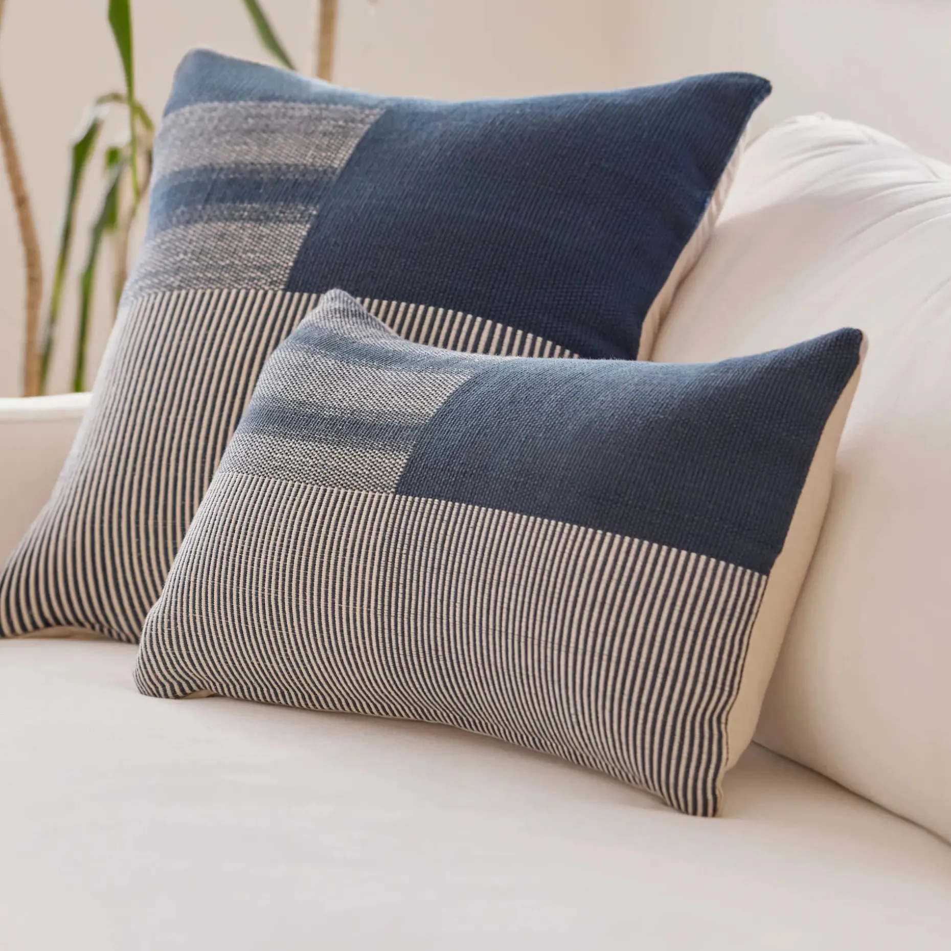 Elmer Small Pillow - Blue Multi