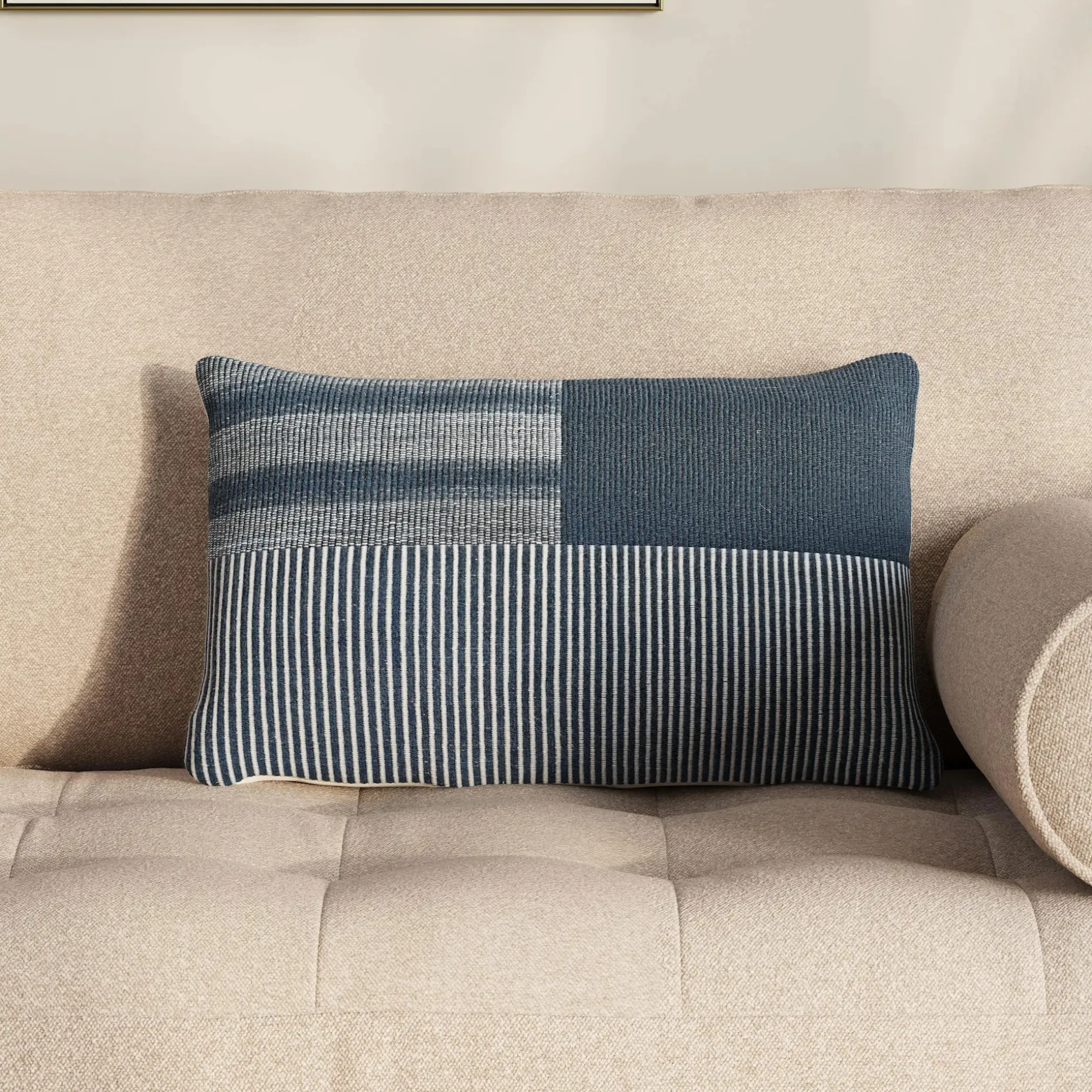 Elmer Small Pillow - Blue Multi