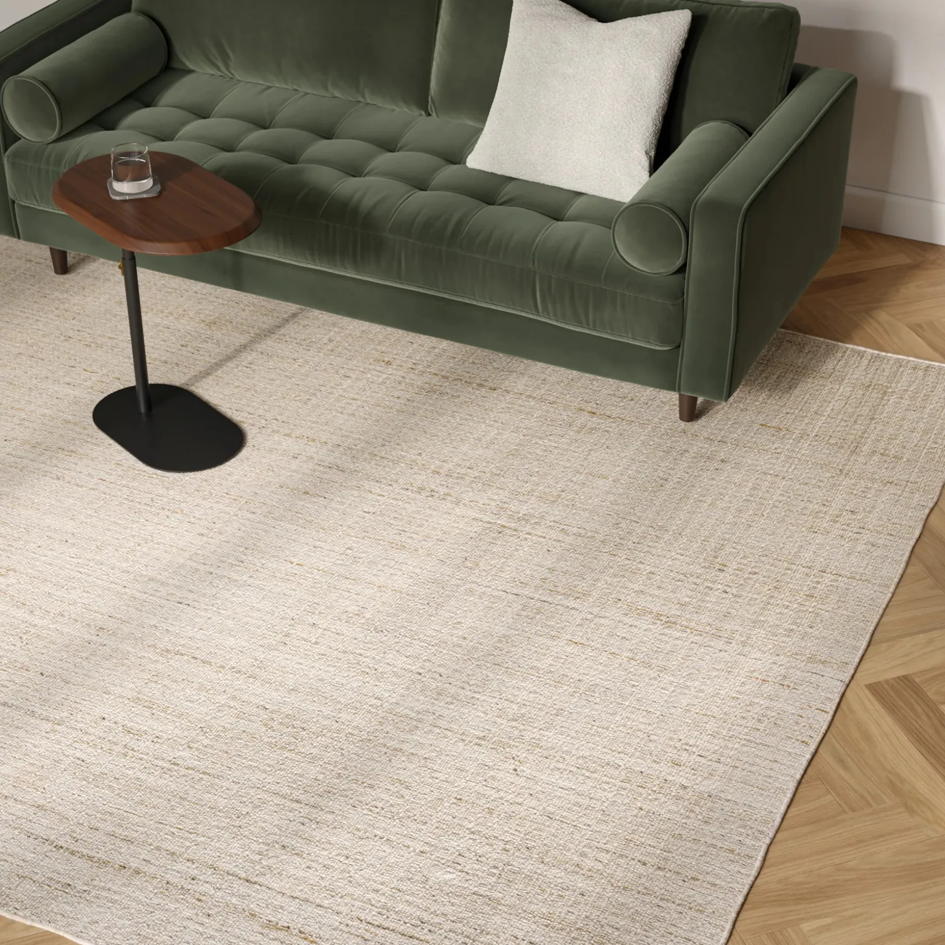 Elwood 9 x 12 Performance Rug - Warm Gray
