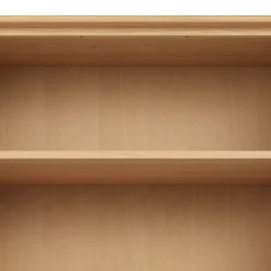 Emera 35" Glass Cabinet, Tall - White Oak