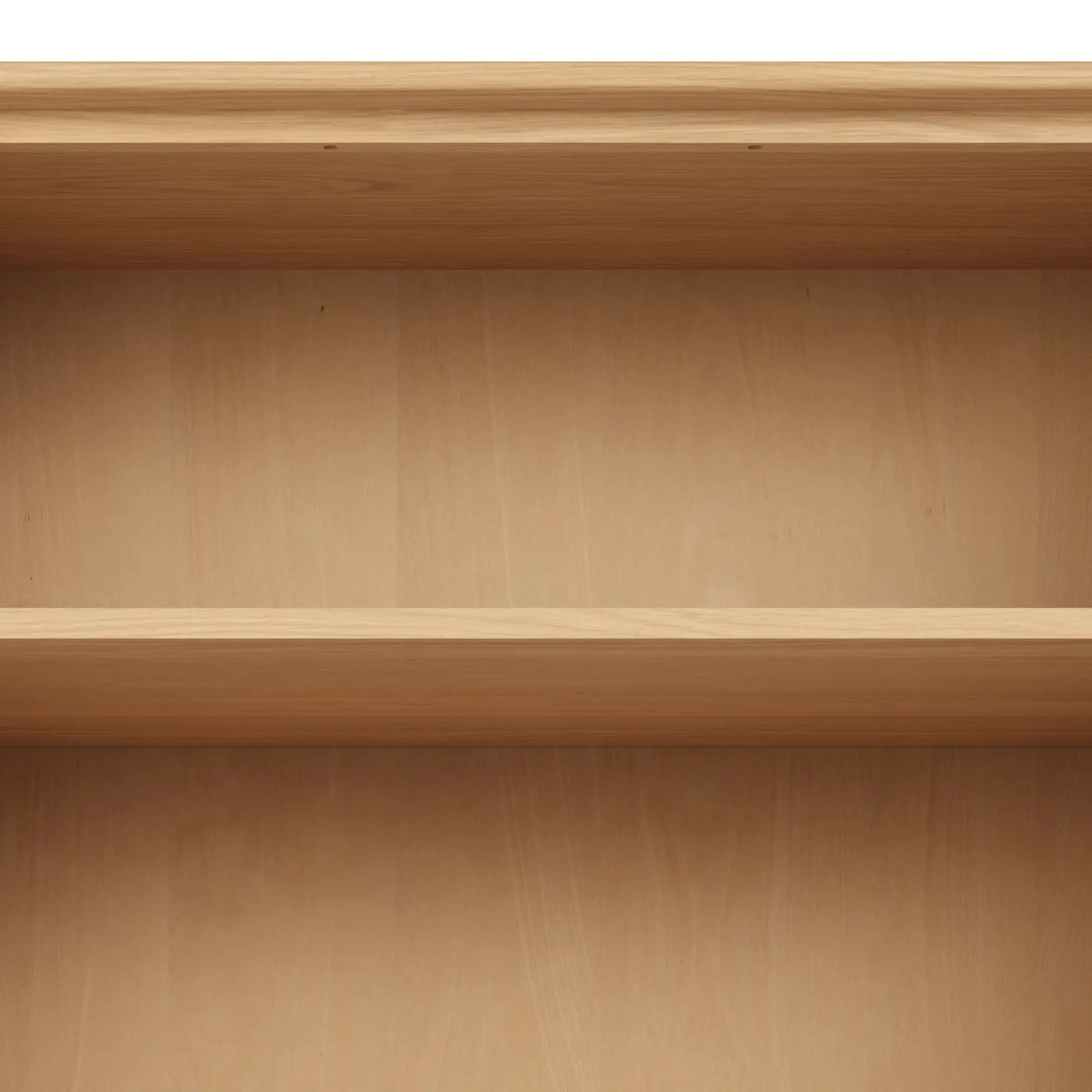 Emera 35" Glass Cabinet, Tall - White Oak