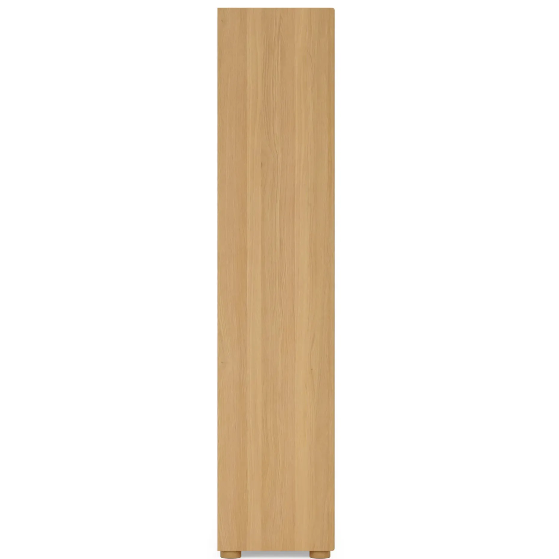 Emera 35" Glass Cabinet, Tall - White Oak