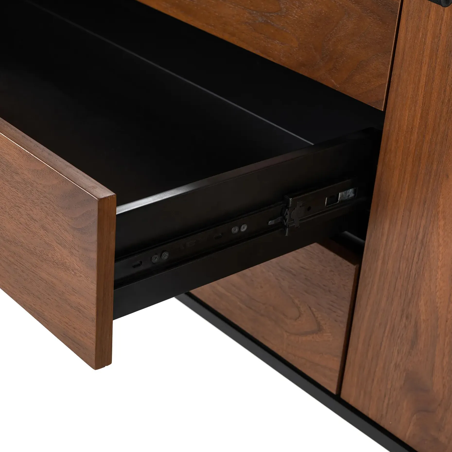 Envelo 71" Sideboard - Walnut and Black