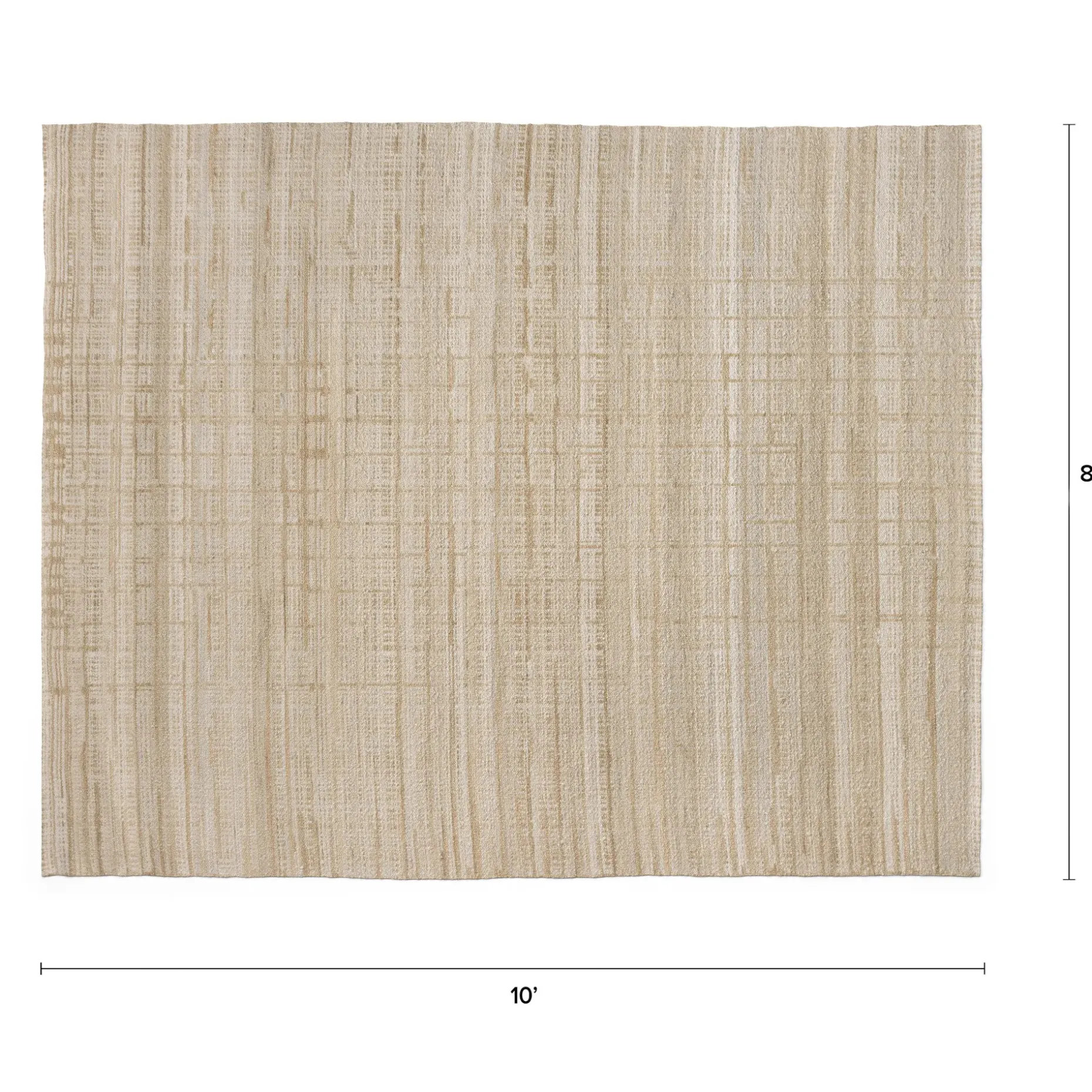 Erina 8 x 10 Indoor/Outdoor Rug - Textured Sand