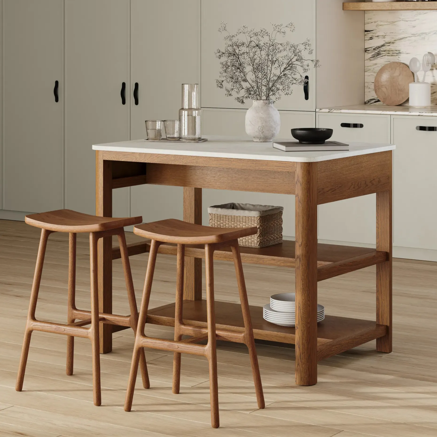 Esse Counter Stool - Smoked Oak