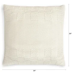 Eula Pillow - Woven Neutral
