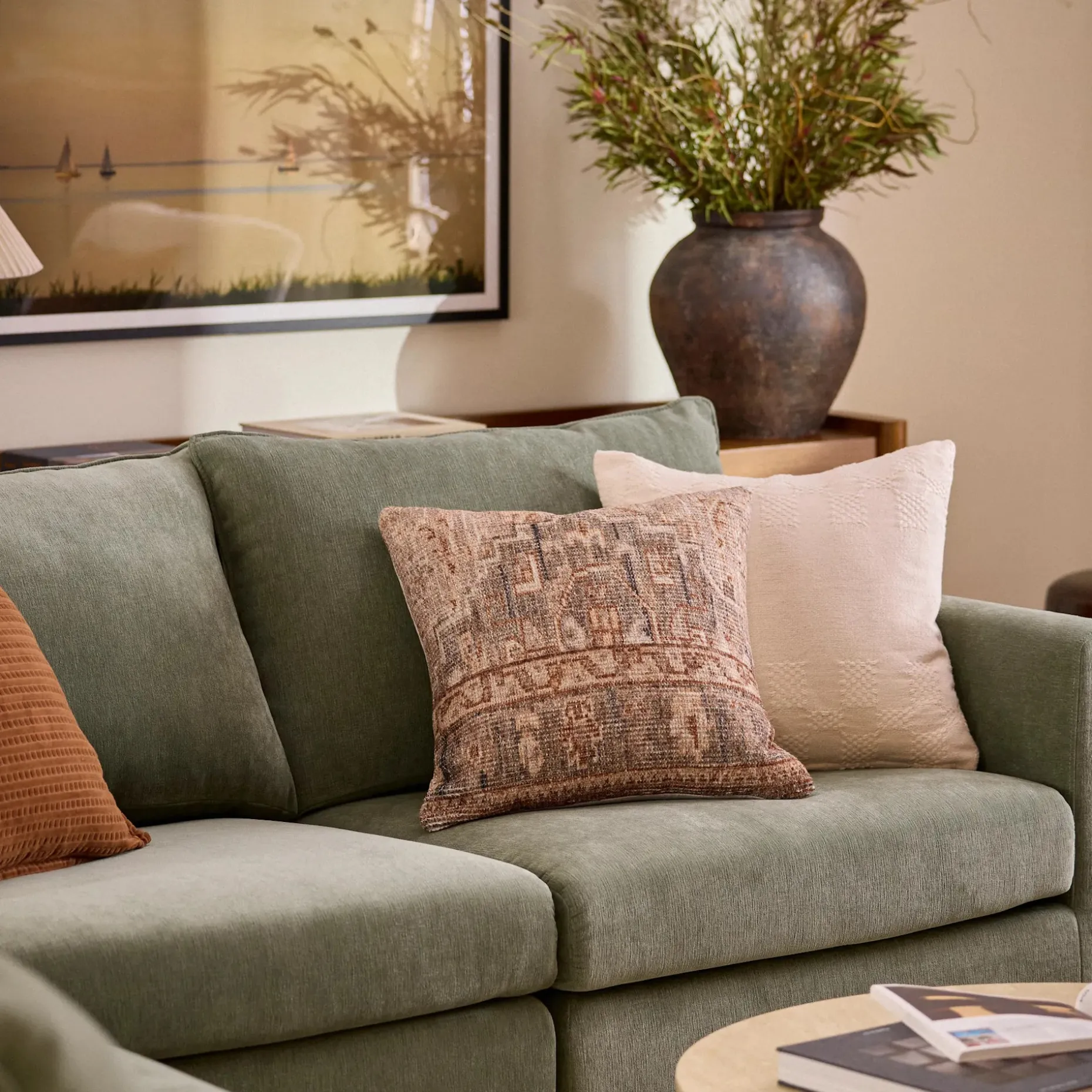 Eula Pillow - Woven Neutral