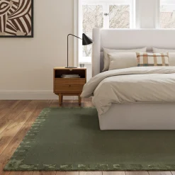 Eva 9 x 12 Rug - Forest Green