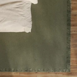 Eva 9 x 12 Rug - Forest Green