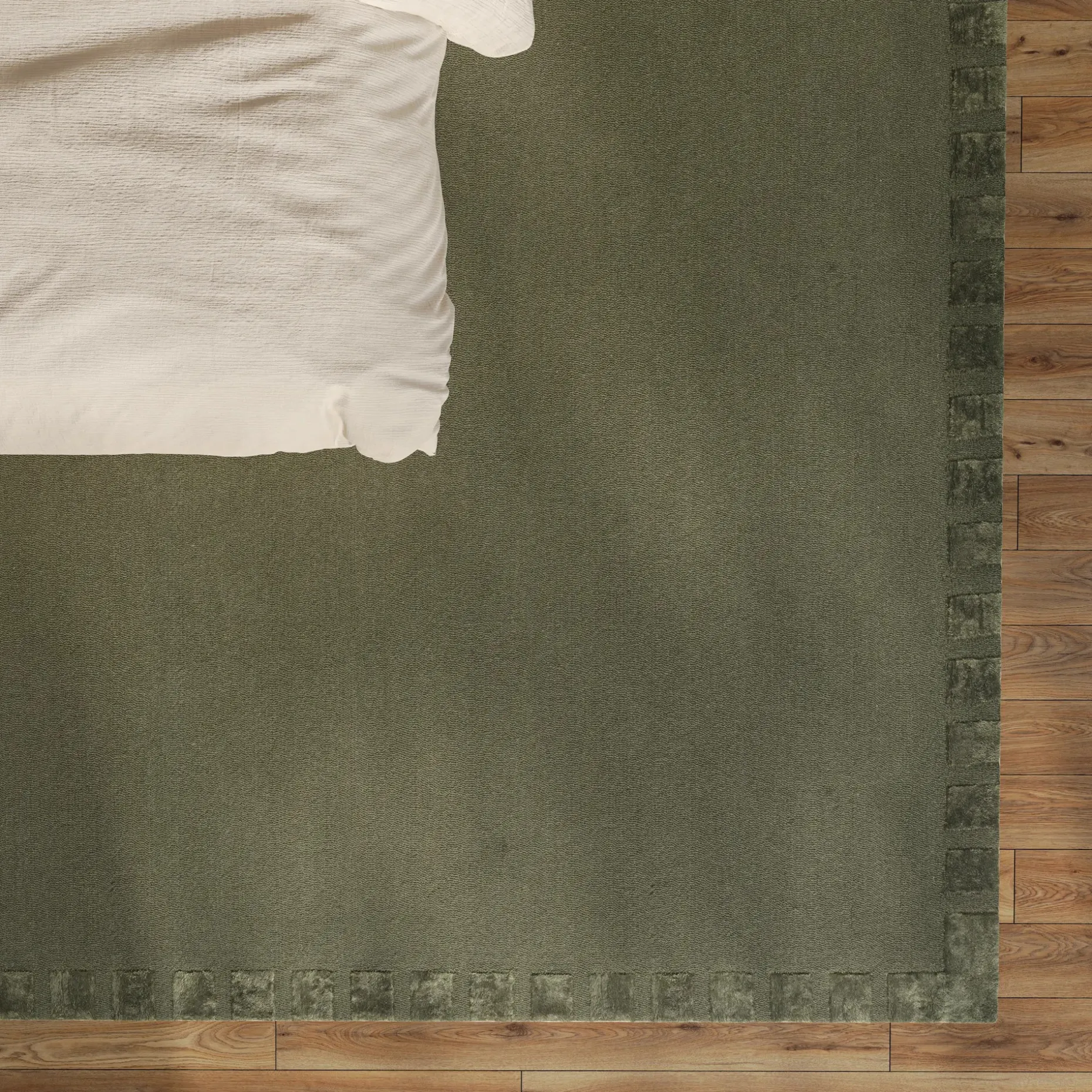 Eva 9 x 12 Rug - Forest Green