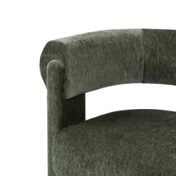Everse Velvet Dining Chair - Melange Green