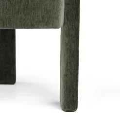 Everse Velvet Dining Chair - Melange Green