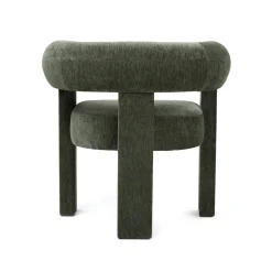 Everse Velvet Dining Chair - Melange Green