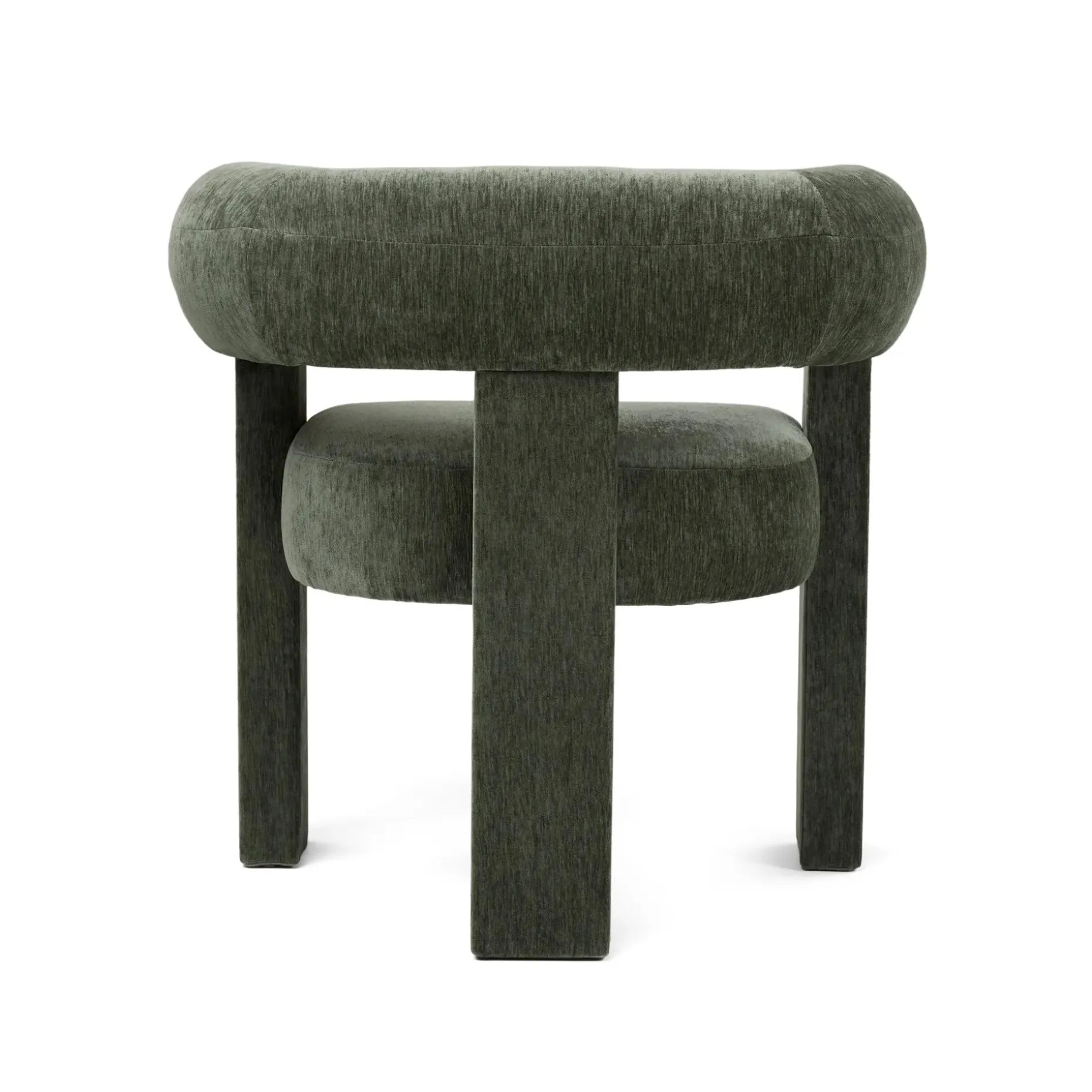 Everse Velvet Dining Chair - Melange Green