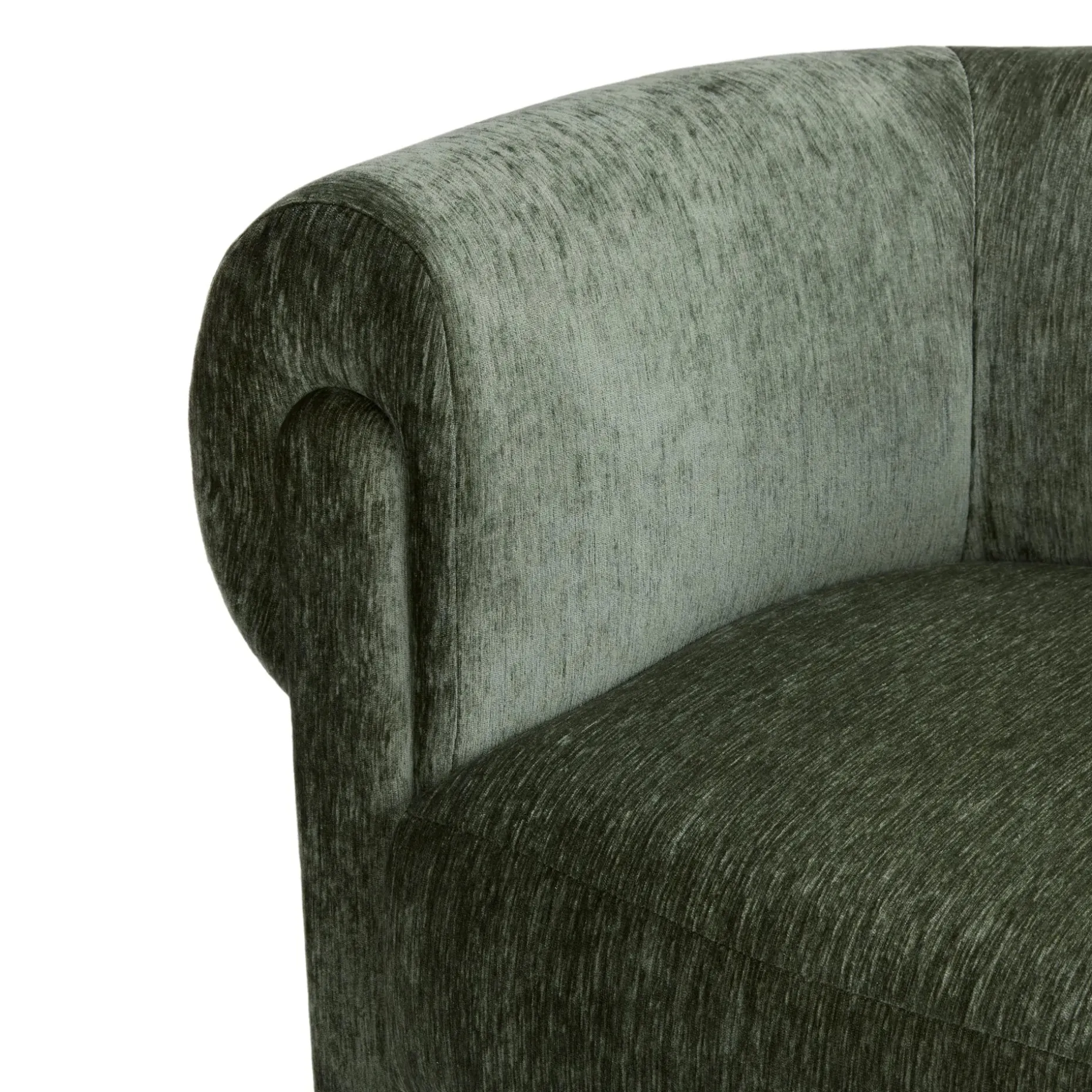 Everse 33.5" Velvet Lounge Chair - Melange Green
