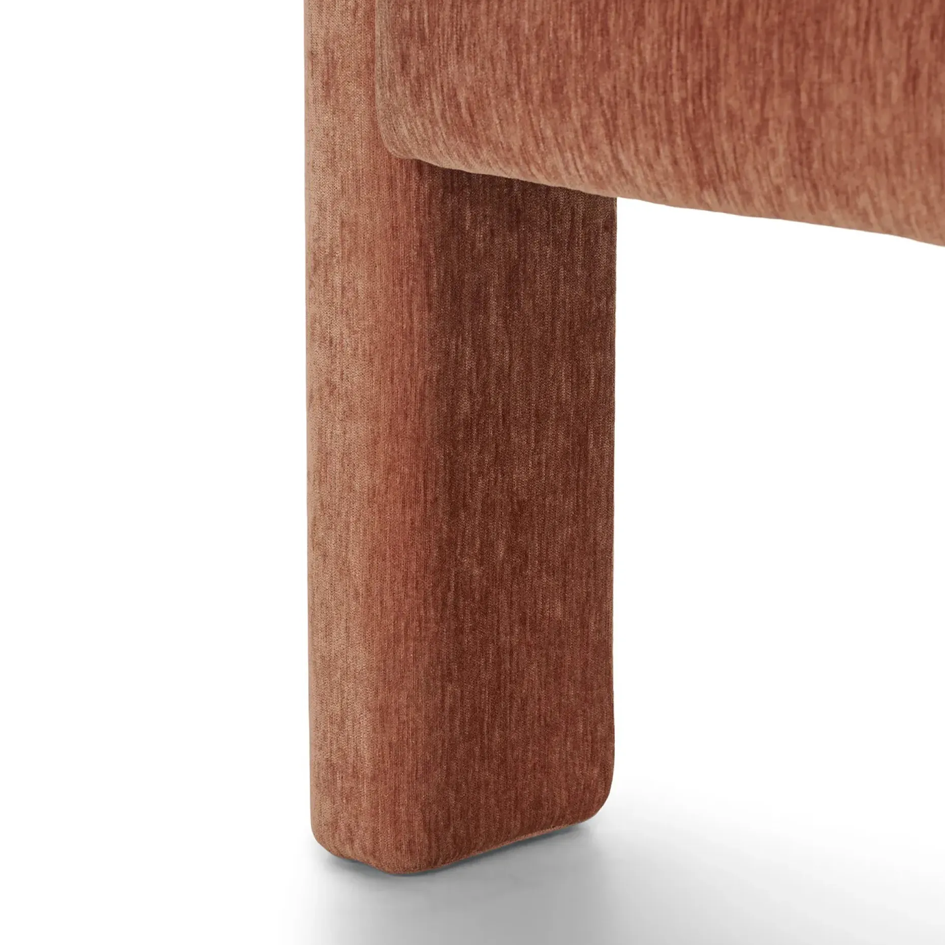 Everse 33.5" Velvet Lounge Chair - Melange Brown