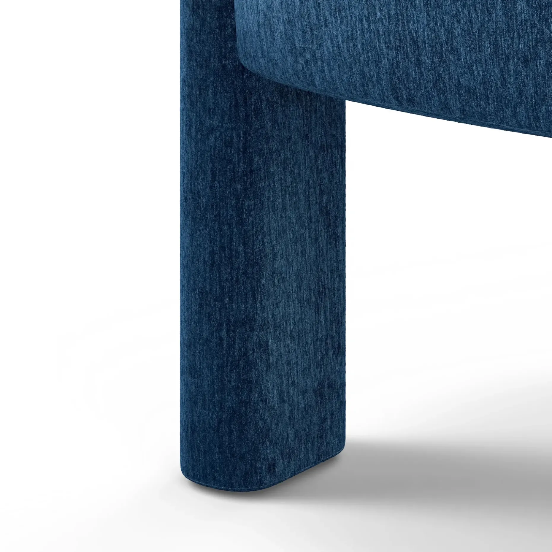 Everse 33.5" Velvet Lounge Chair - Melange Twilight