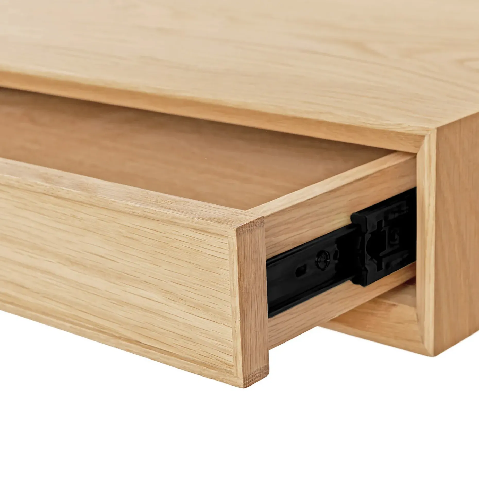Fantol 51.5" Leaning Desk - Natural Oak