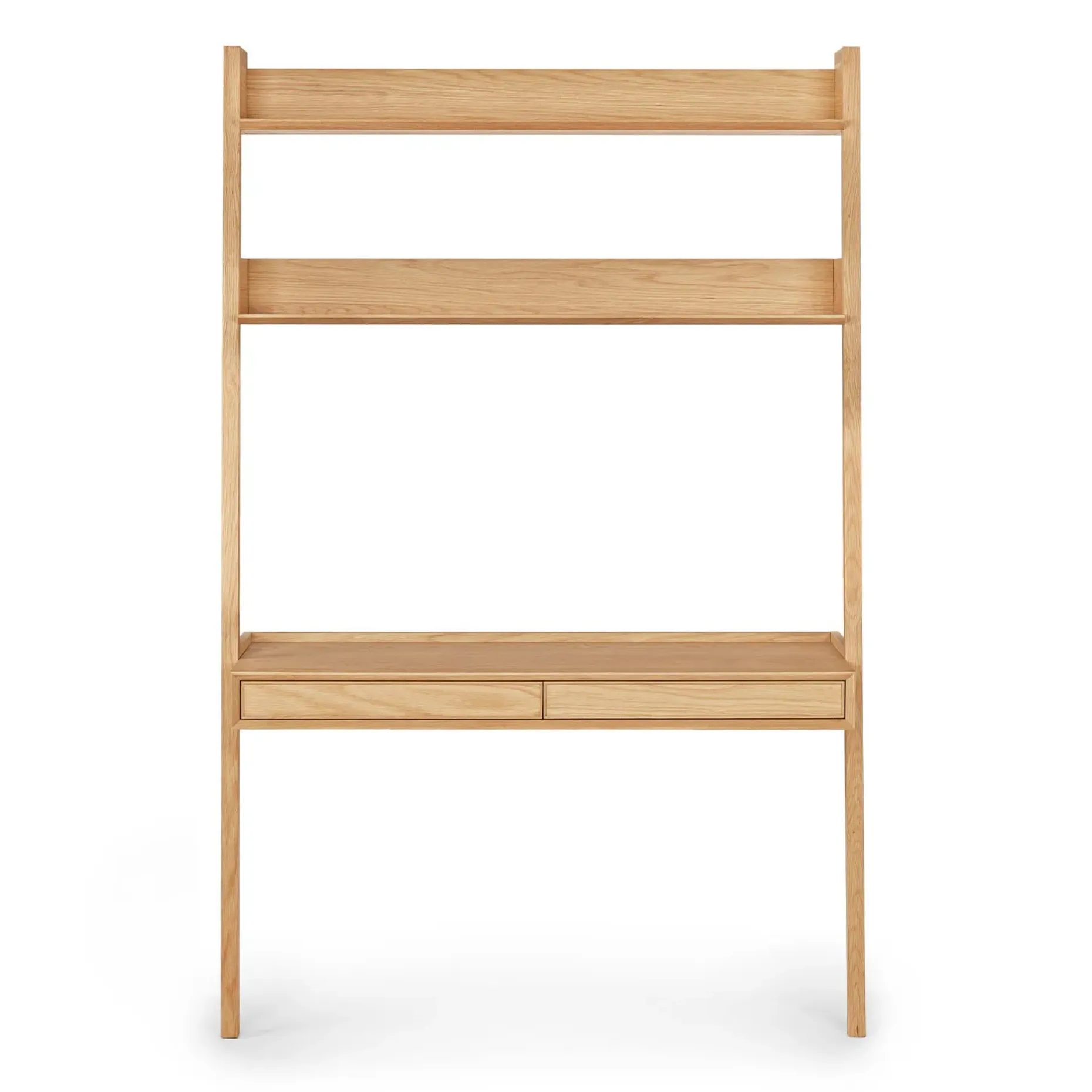 Fantol 51.5" Leaning Desk - Natural Oak