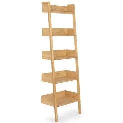 Fantol 26.5" Shelving Unit, Narrow - Natural Oak