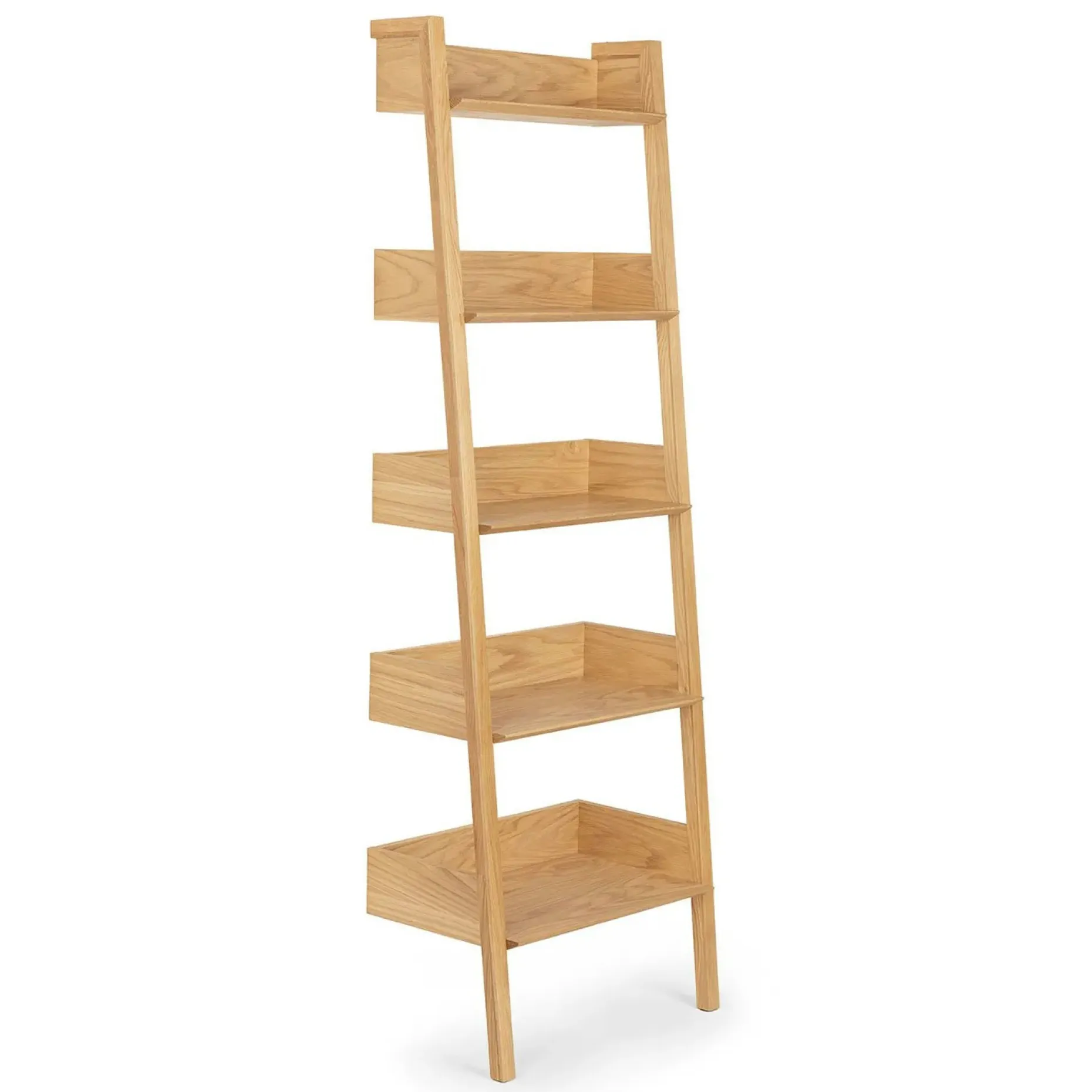 Fantol 26.5" Shelving Unit, Narrow - Natural Oak