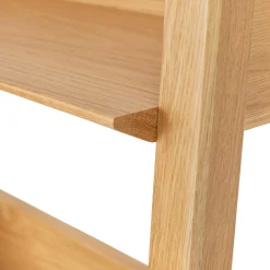 Fantol 51.5" Shelving Unit, Wide - Natural Oak