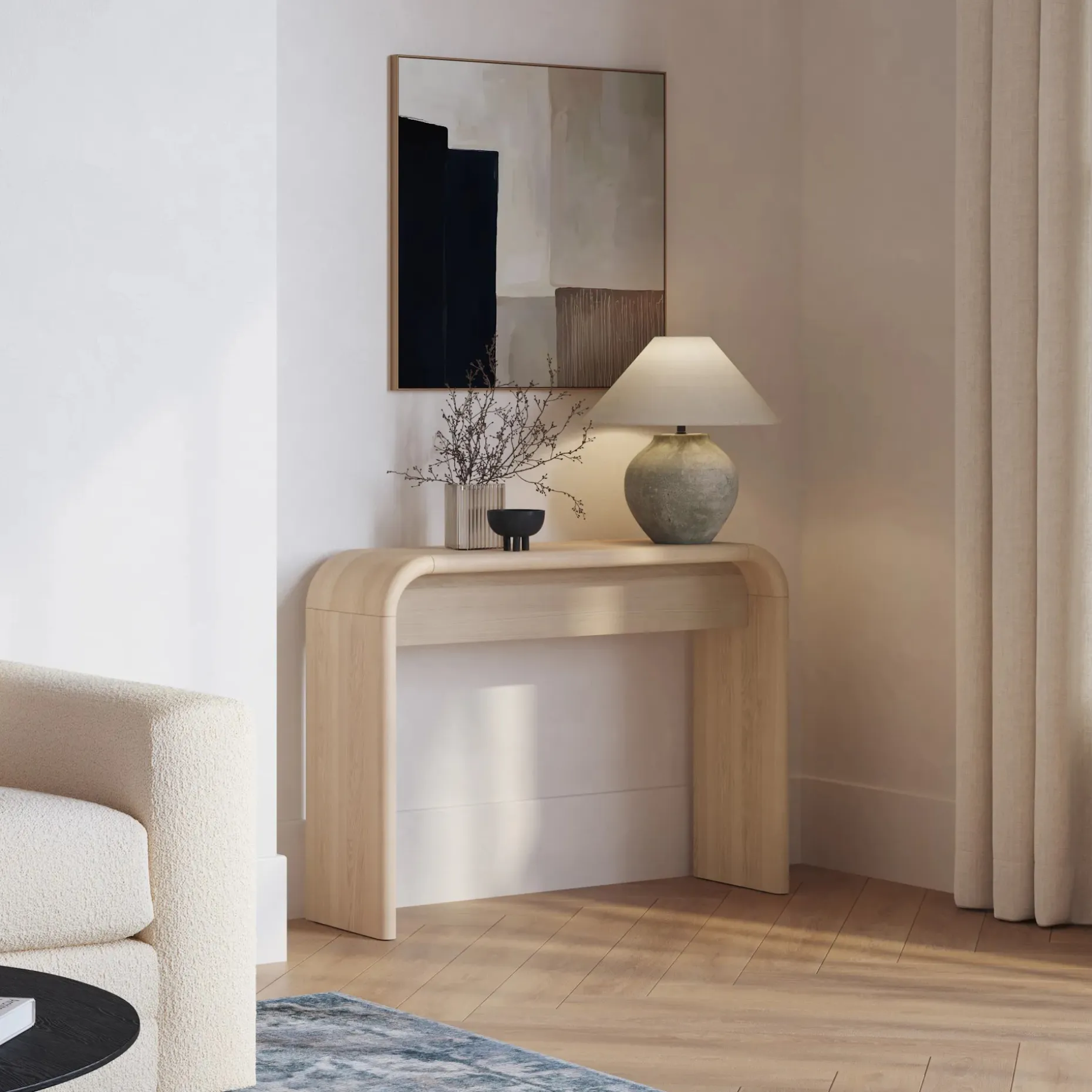 Faydra 41" Console - Natural Ash