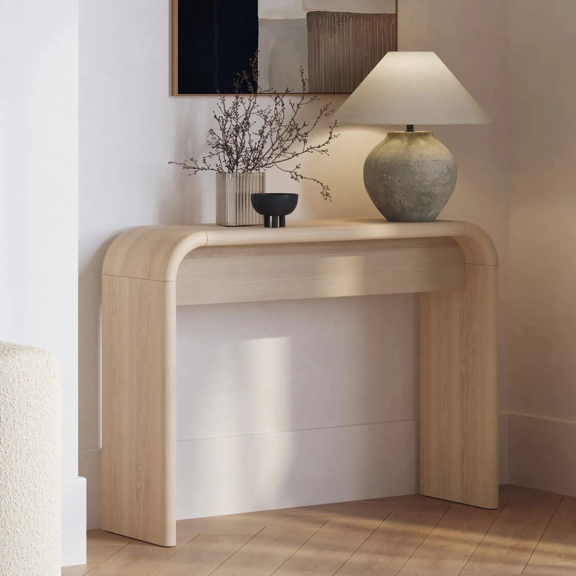 Faydra 41" Console - Natural Ash