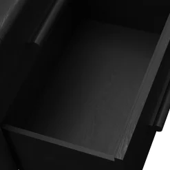 Faydra 2-Drawer Nightstand - Black
