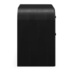 Faydra 2-Drawer Nightstand - Black