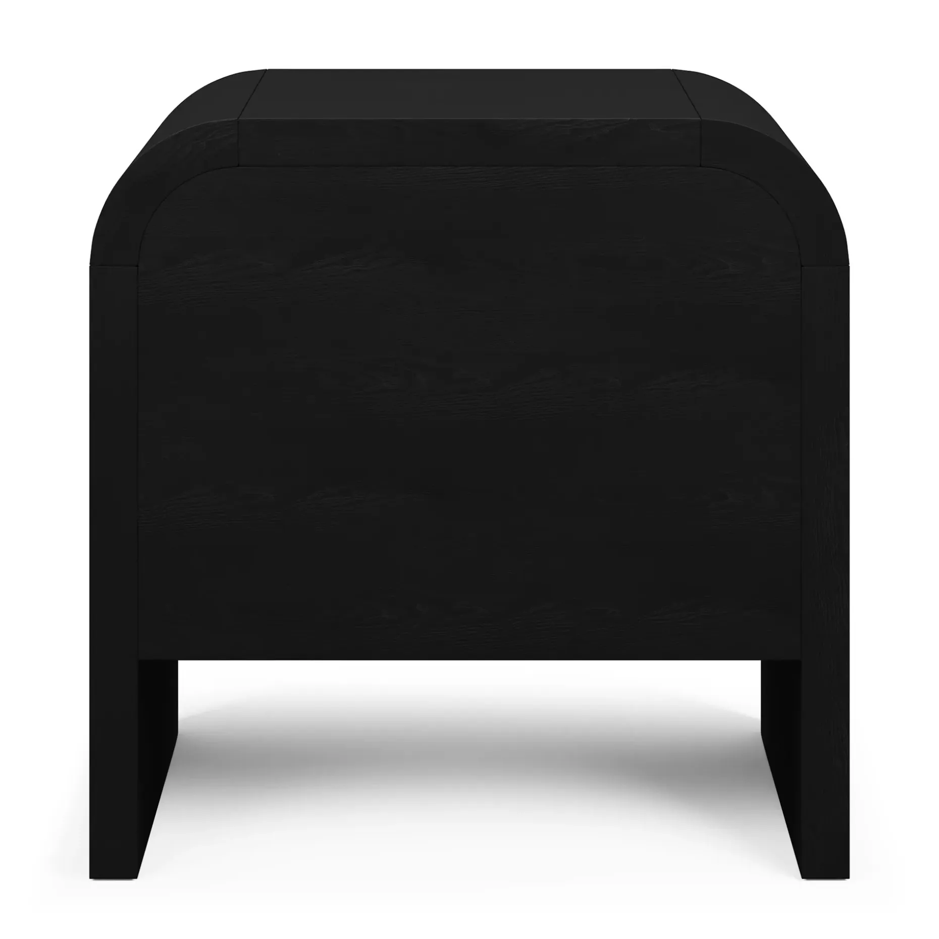 Faydra 2-Drawer Nightstand - Black