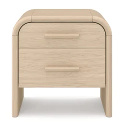 Faydra 2-Drawer Nightstand - Natural Ash