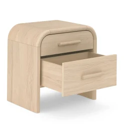 Faydra 2-Drawer Nightstand - Natural Ash