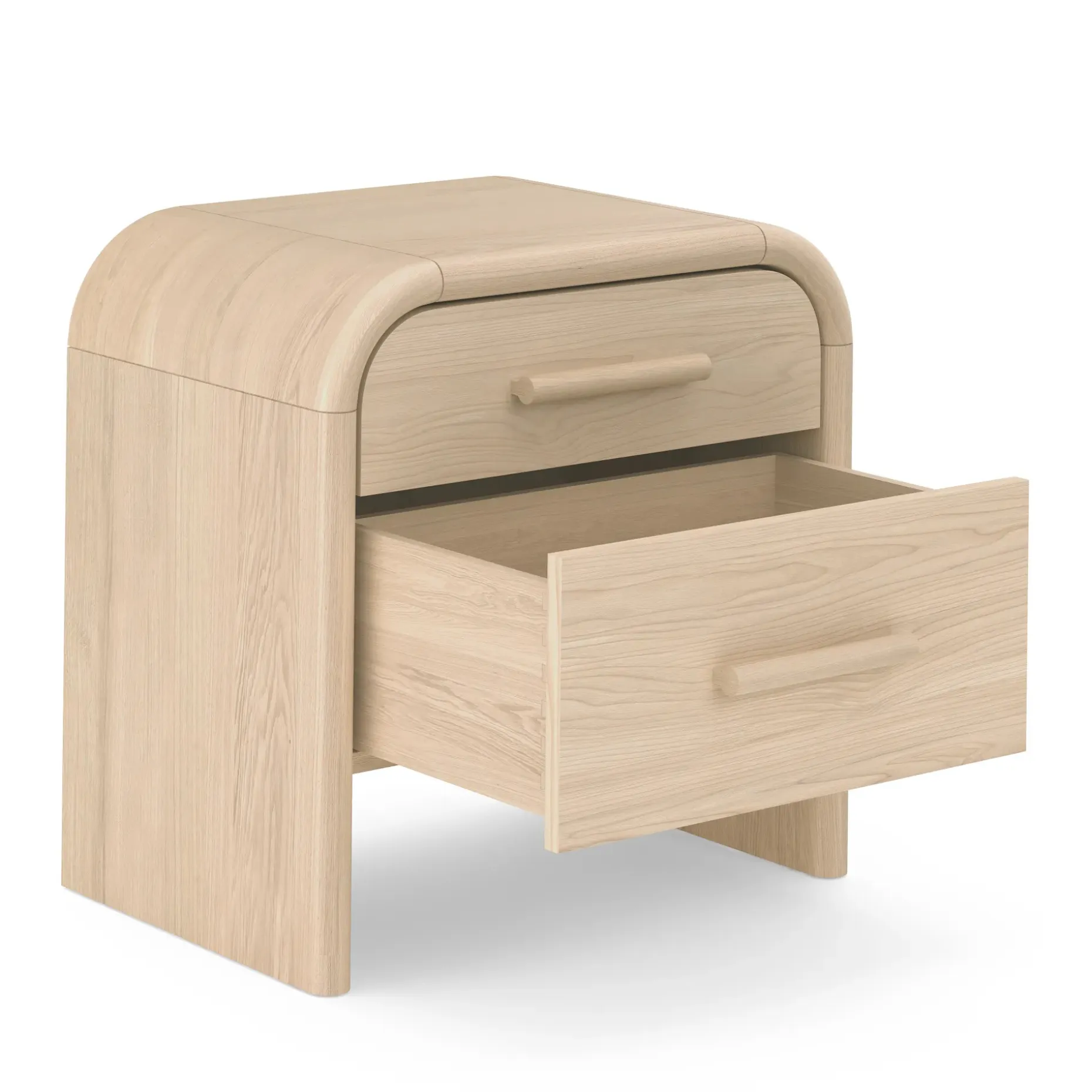 Faydra 2-Drawer Nightstand - Natural Ash