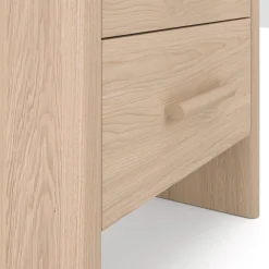 Faydra 2-Drawer Nightstand - Natural Ash
