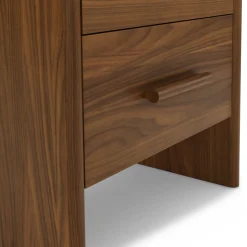 Faydra 2-Drawer Nightstand - Walnut