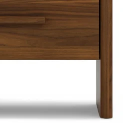 Faydra 2-Drawer Nightstand - Walnut