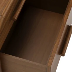 Faydra 2-Drawer Nightstand - Walnut