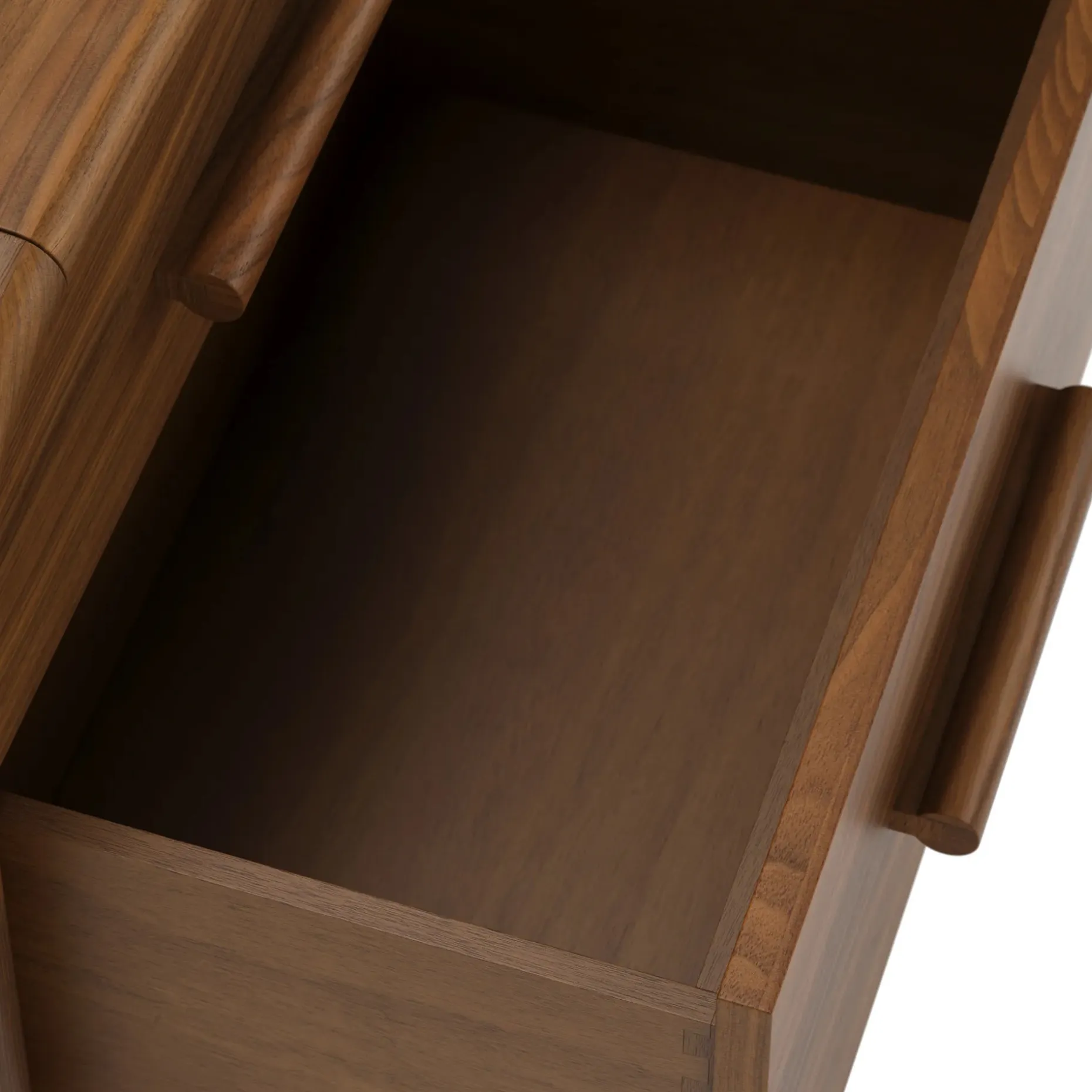 Faydra 2-Drawer Nightstand - Walnut