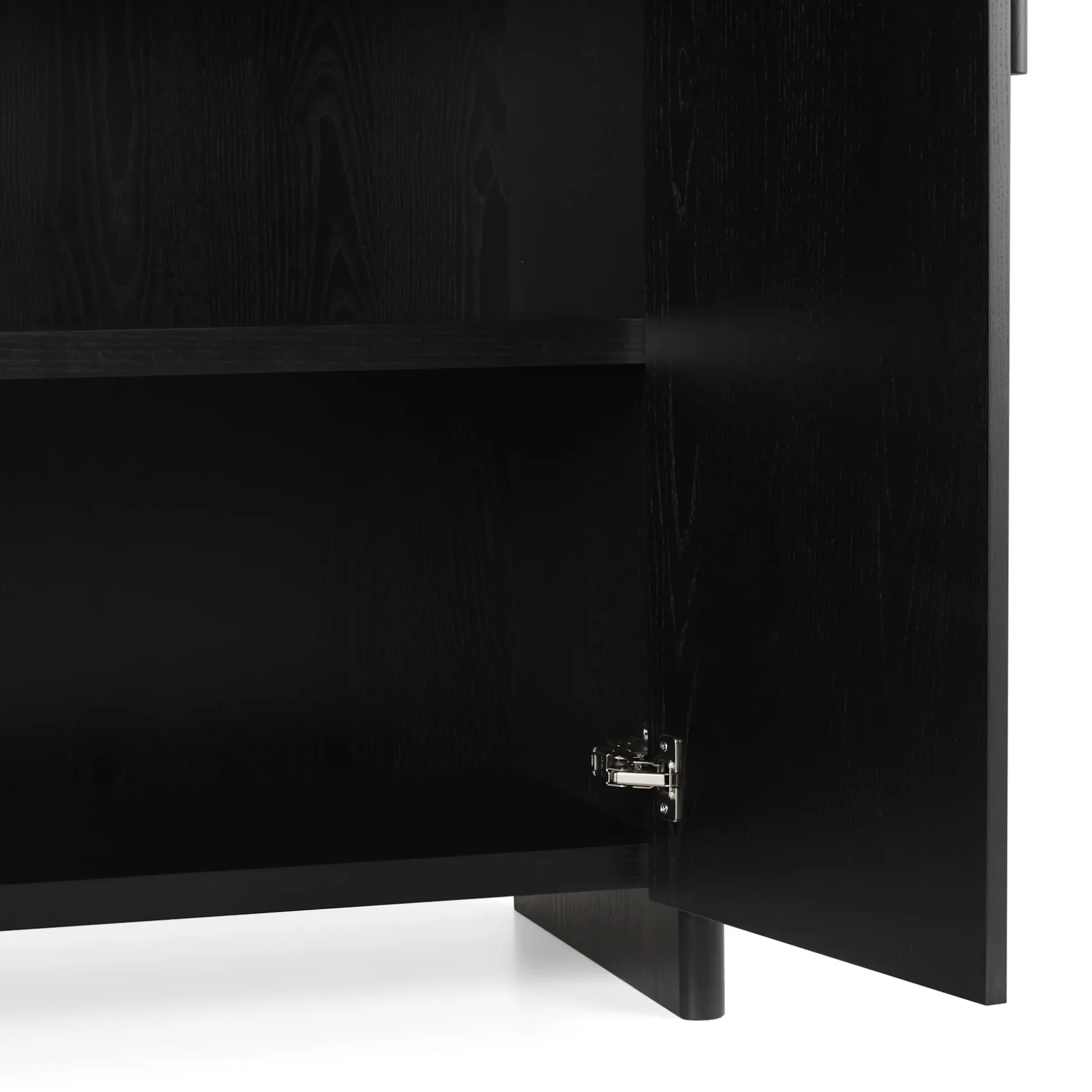 Faydra 35.5" Enclosed Bookcase - Black